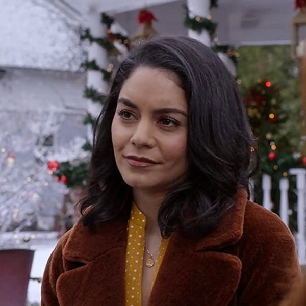 Vanessa Hudgens Shearling Brown Coat