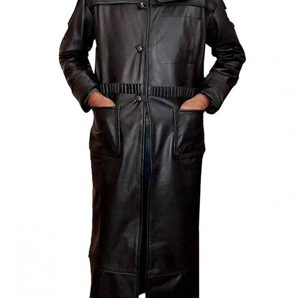 Roy Batty Blade Runner 1982 Black Leather Coat