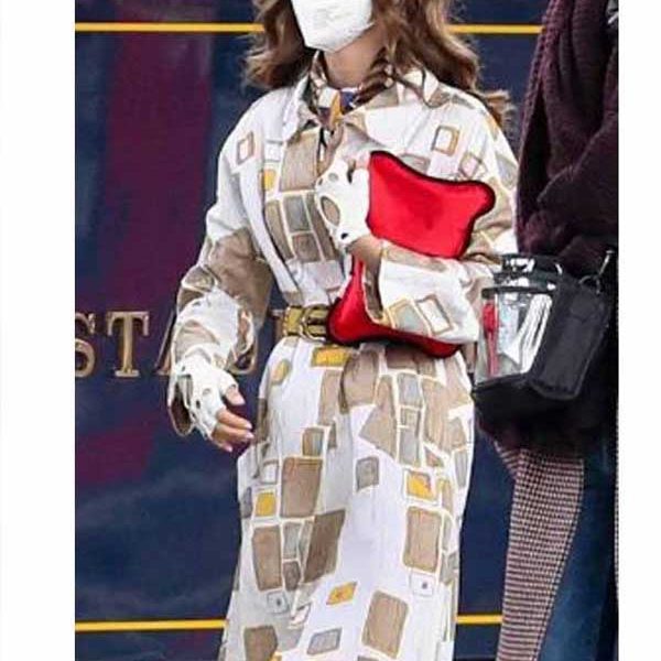 Emily Lily Collins Coat